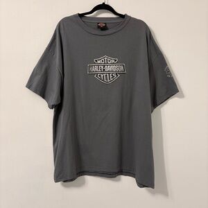 Harley Davidson 100% Cotton Short Sleeve T Shirt XXL Gray Ann Arbor